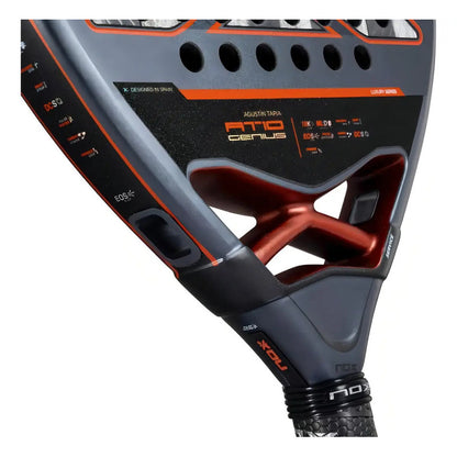 Pala De Pádel Nox At10 Genius 18k Agustín Tapia Color Gris Oscuro