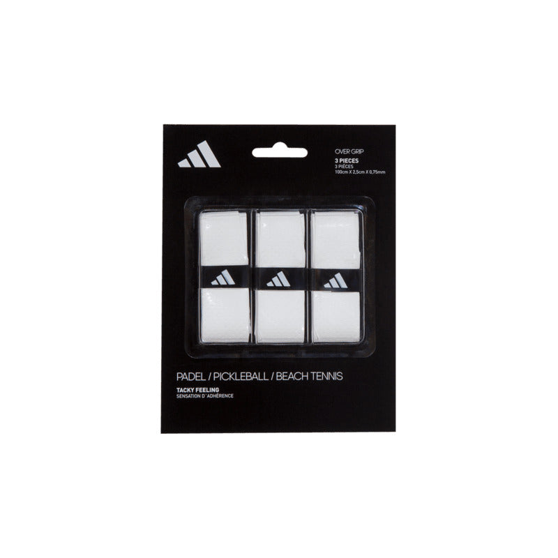 adidas Pack Overgrip 3 Unidades Color Blanco