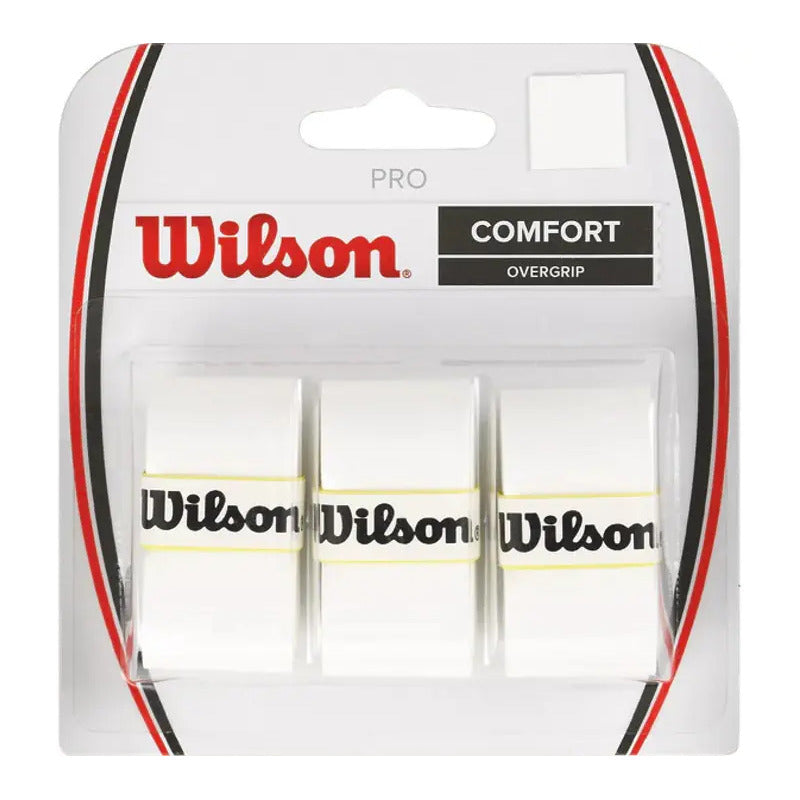 Pack x3 Overgrip Wilson Pro Comfort Blanco