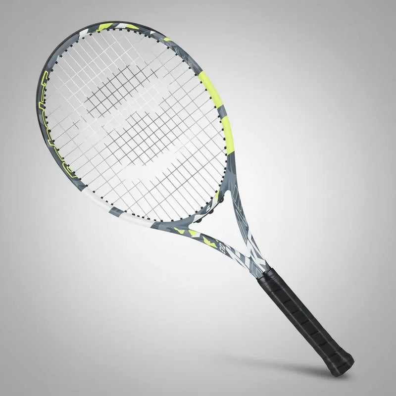 Raqueta De Tenis Babolat Evo Aero Natural 275 G L3 Con Funda Negra Negro