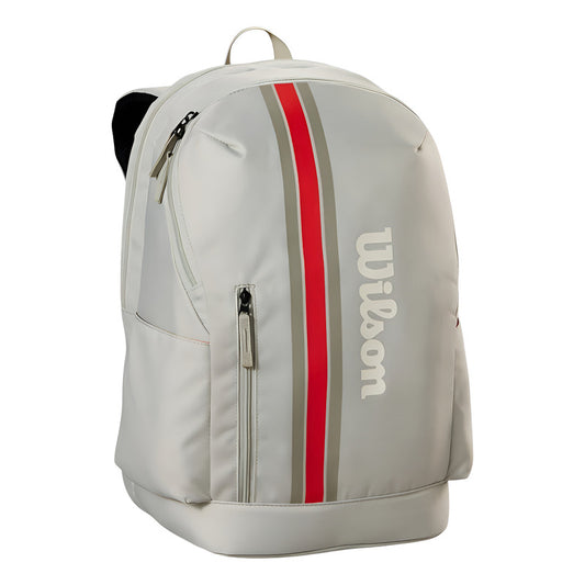 Backpack Wilson Team 2025 Gris Para 2 Raquetas
