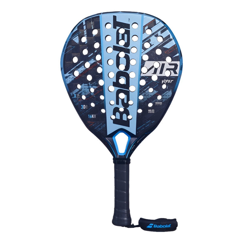 Pala Babolat Air Viper 2024 Negro-Azul - Rendimiento Superior y Estilo Moderno