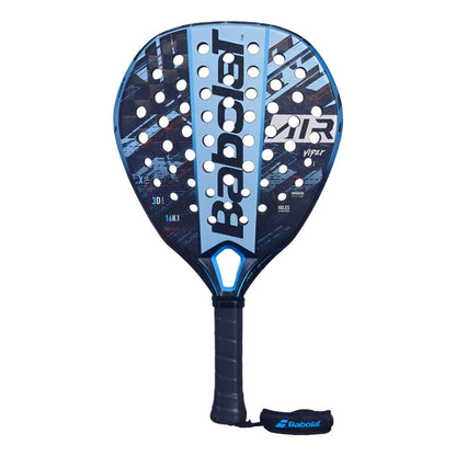 Pala Babolat Air Viper 2024 Negro-Azul - Rendimiento Superior y Estilo Moderno