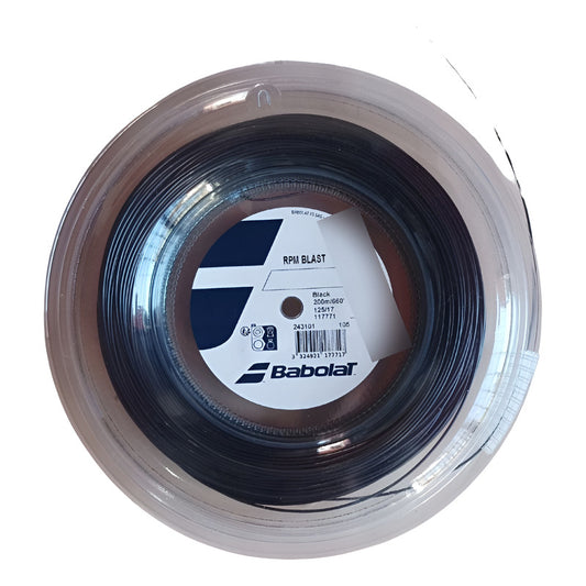 Rollo Babolat Rpm Blast Rope De 1,25 Mm Y 17 L, Color Negro, Con