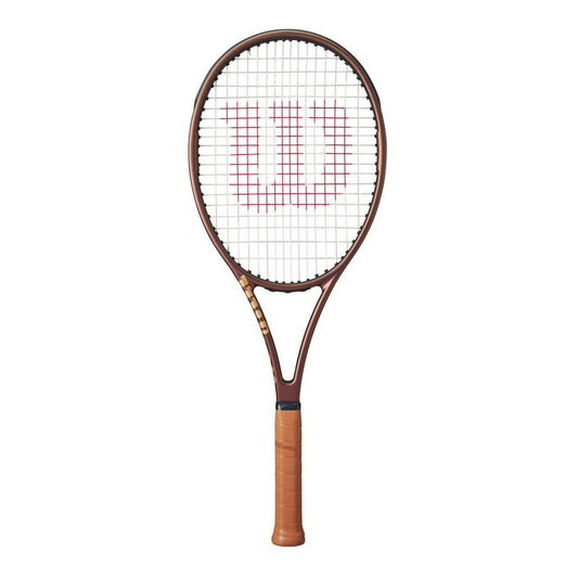 Raqueta De Tenis Profesional Wilson Pro Staff 97l V14, Color Bronce, Empuñadura, Tamaño 4 3/8 - Tenis y Padel Cuarta