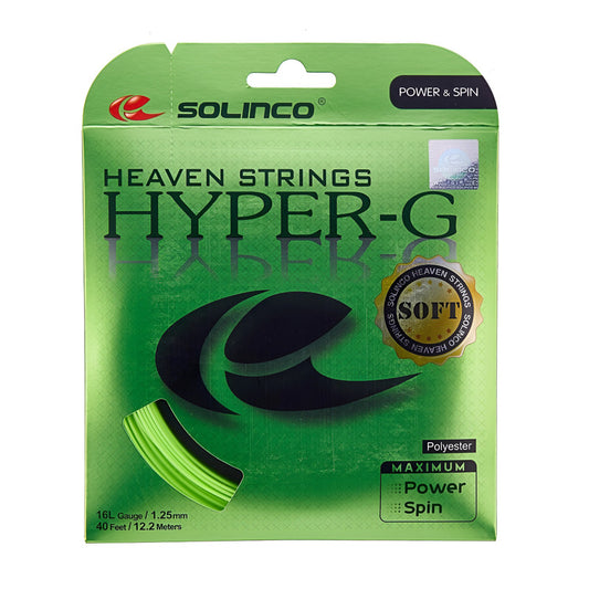 Set Individual De Cuerda Tenis Solinco Hyper G Soft 1.25 Mm