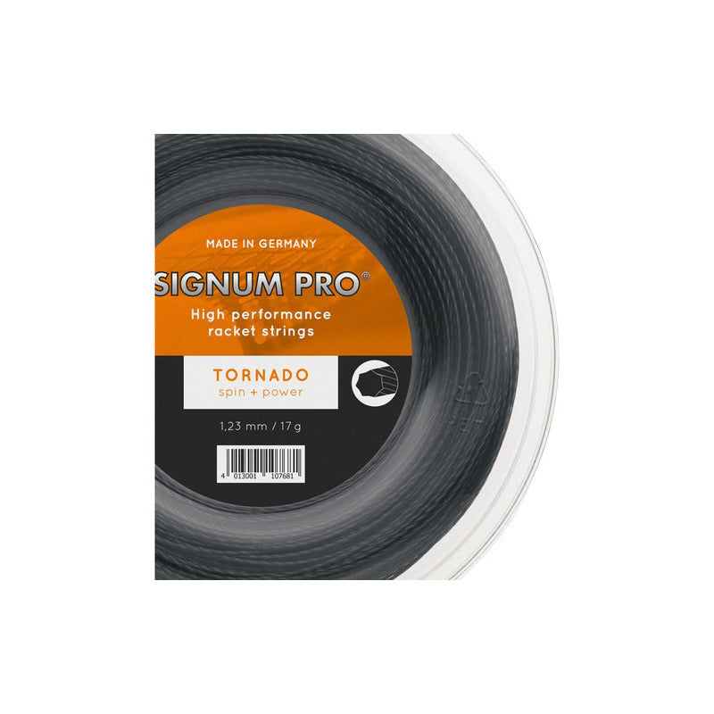Cuerda Negra Signum Pro Tornado De 1,23 Mm, Rollo De 200 Metros