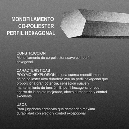Rollo Cuerda Zons Hexplosion 1.28mm 120m Negra