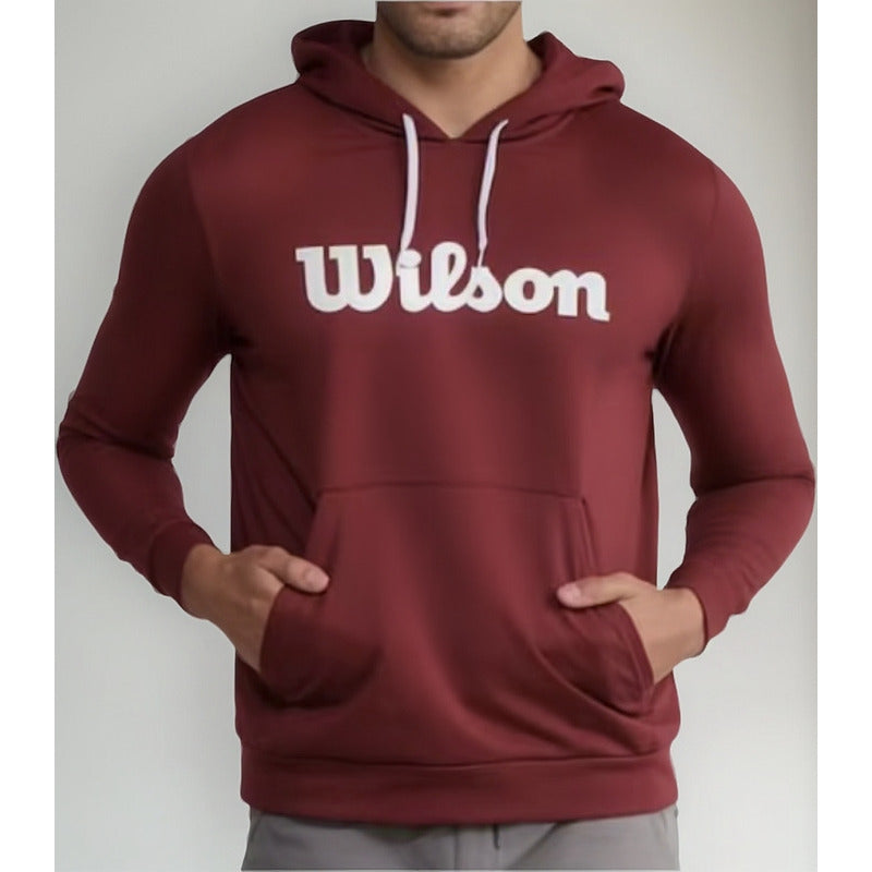 Polerón Wilson French Terry Con Gorro Ajustable