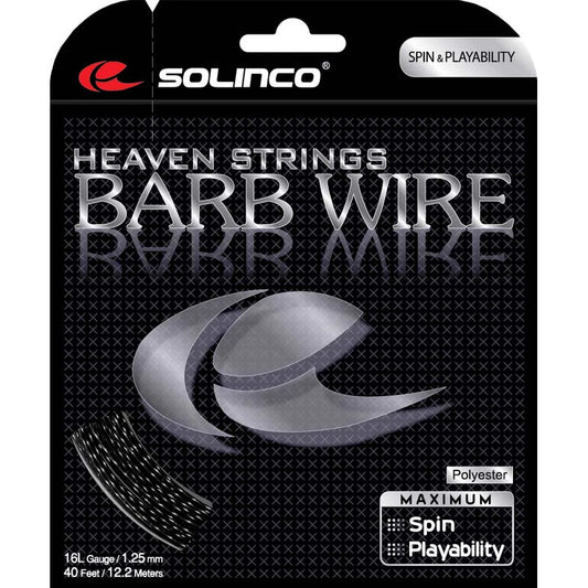 Set de Cuerdas Solinco Barb Wire 1.25 12,2 metros
