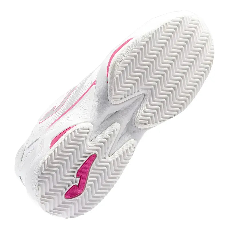 Zapatilla Joma Master 1000 Jr, Blanca-fucsia