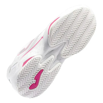 Zapatilla Joma Master 1000 Jr, Blanca-fucsia