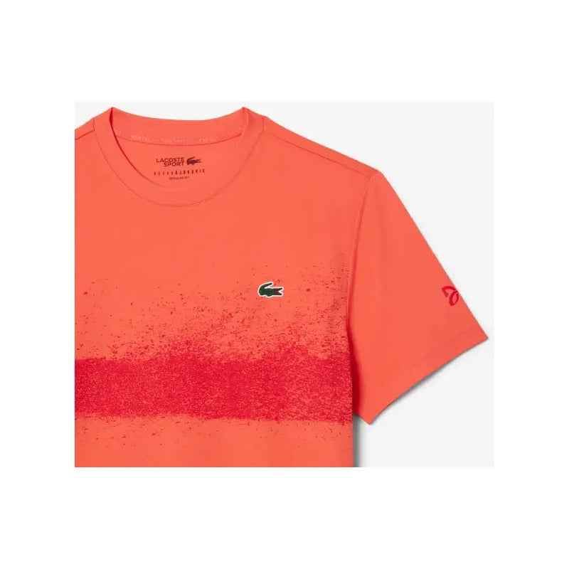 Polera Lacoste Tenis Djokovic Naranja/rojo