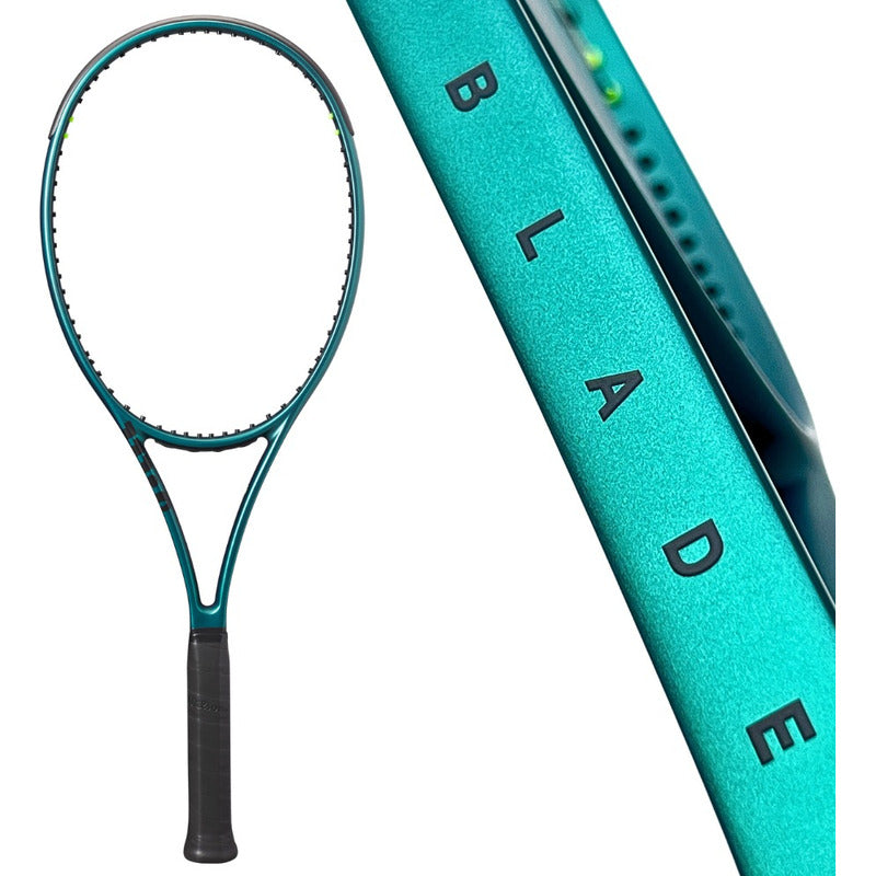 Wilson Blade 98 V9 16 X 19 Raqueta De Tenis Color Esmeralda Grip L3