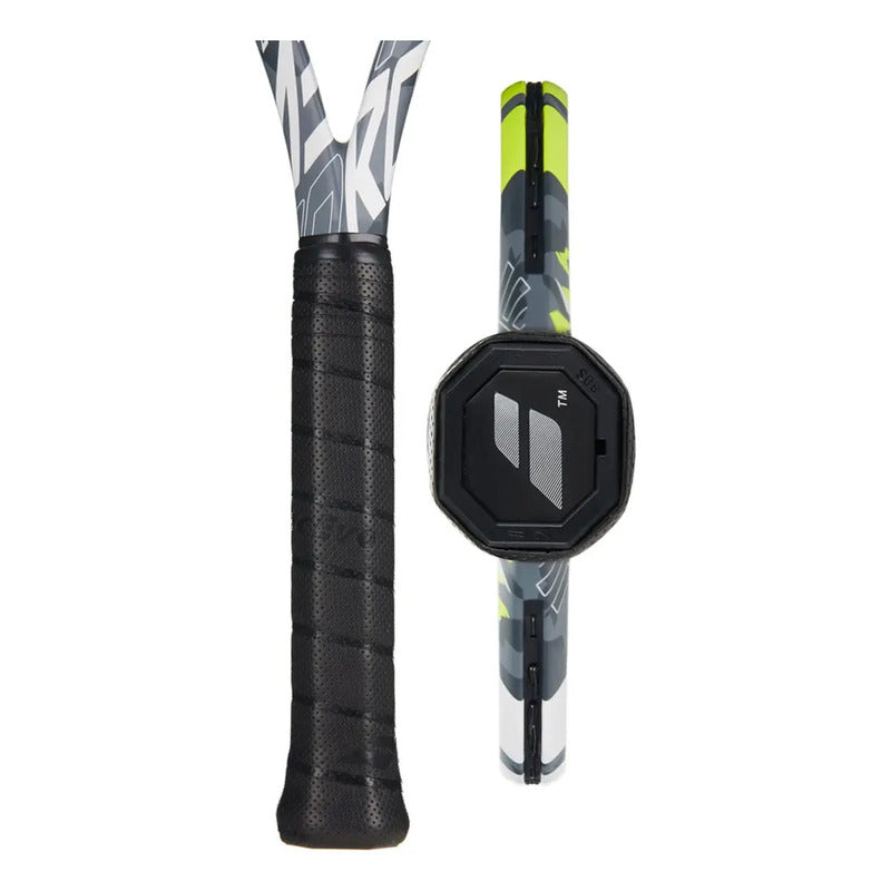 Raqueta De Tenis Babolat Evo Aero Natural 275 G L3 Con Funda Negra Negro