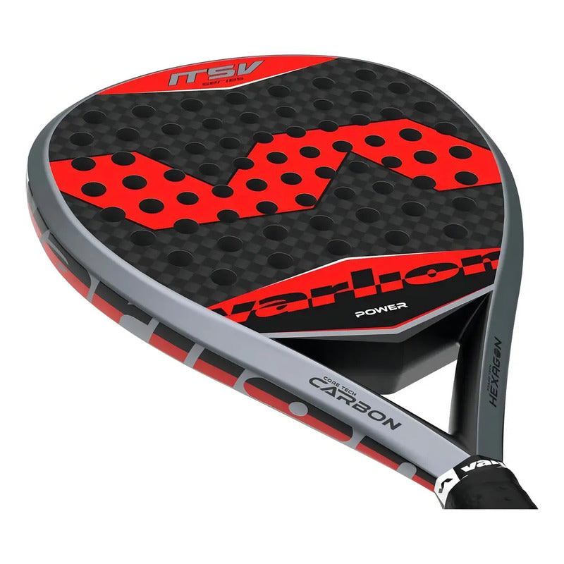Pala Pádel Varlion Bourne Hexagone 8.8 2022 Diamante Potencia Negro