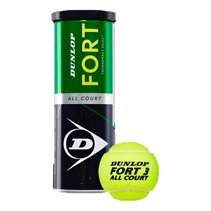 Tarro Pelotas Tenis Dunlop Fort X 3