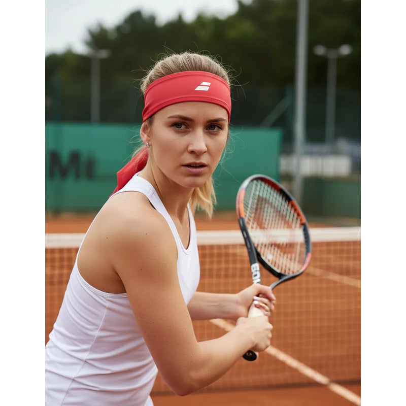 Cintillo Babolat Tie Headband Rojo