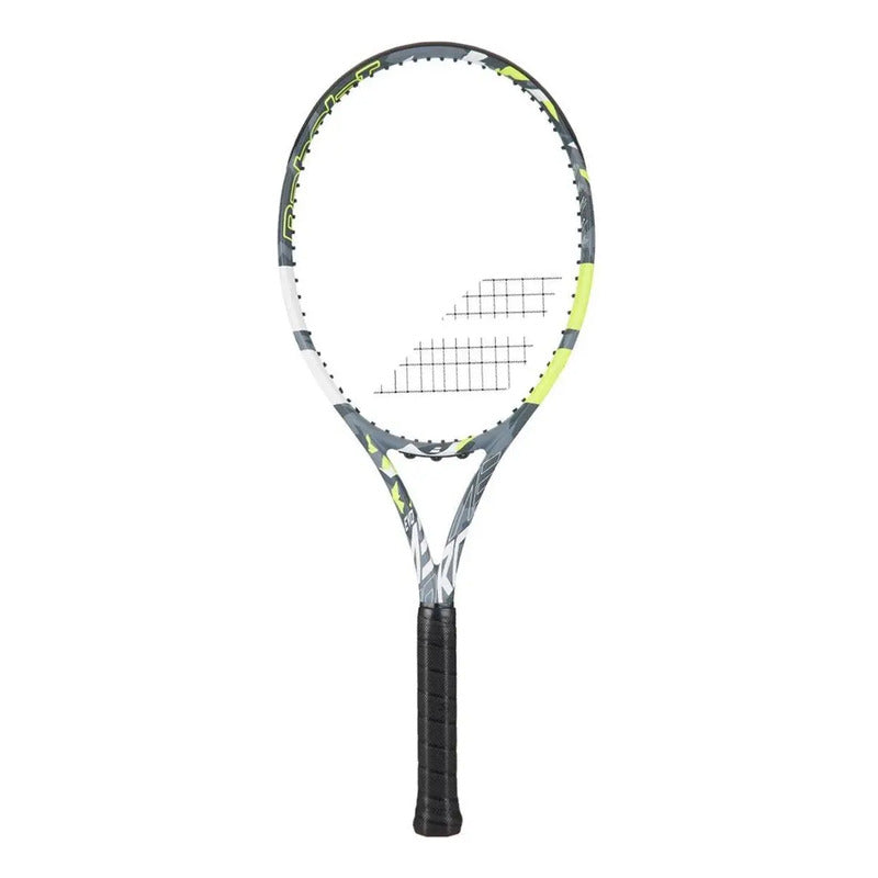 Raqueta De Tenis Babolat Evo Aero Natural 275 G L3 Con Funda Negra Negro