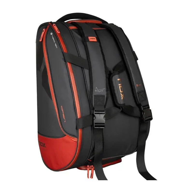 Bolso Paletero Nox Open Series Black-Red