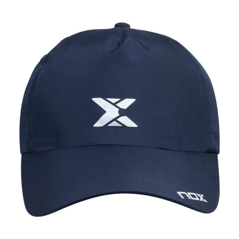 Gorro Nox Azul Logo Blanco Talla Unica - Tenis y Padel Cuarta