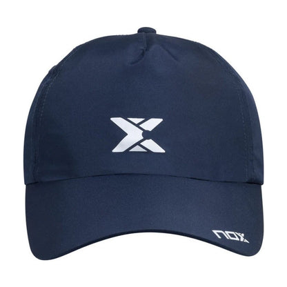 Gorro Nox Azul Logo Blanco Talla Unica - Tenis y Padel Cuarta