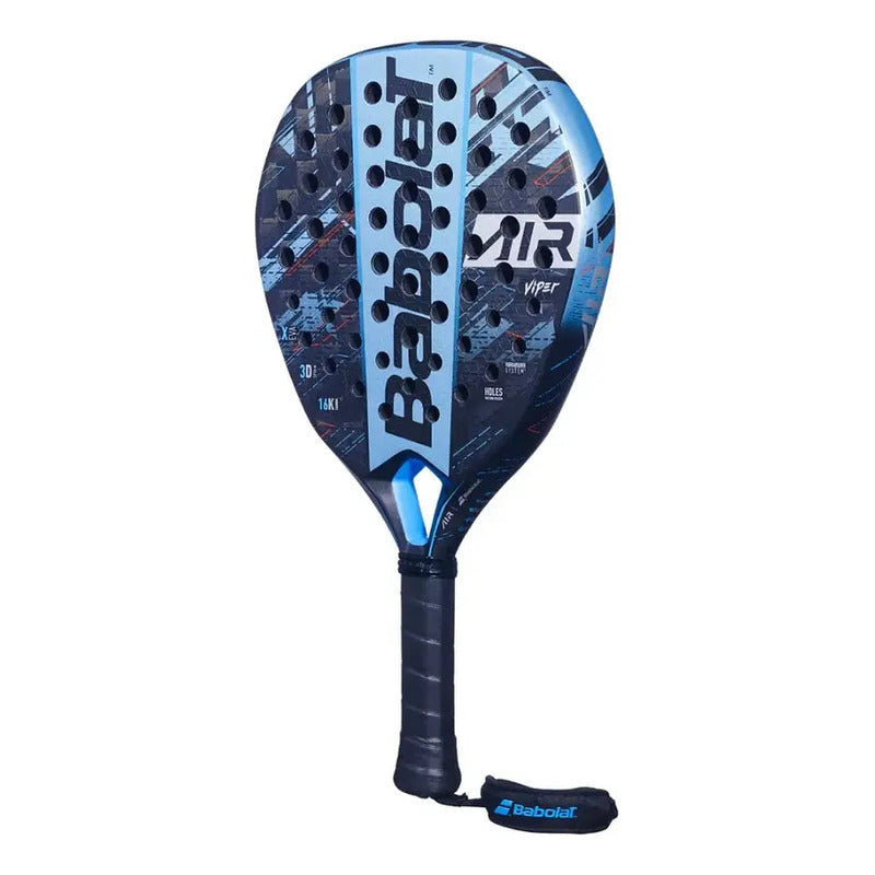 Pala Babolat Air Viper 2024 Negro-Azul - Rendimiento Superior y Estilo Moderno