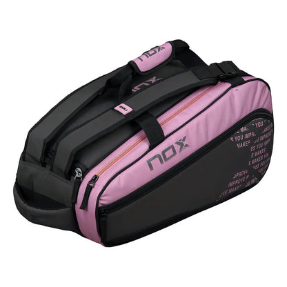 Paletero Mochila De Padel Nox Street Series Grey/pink 2024 Color Negro