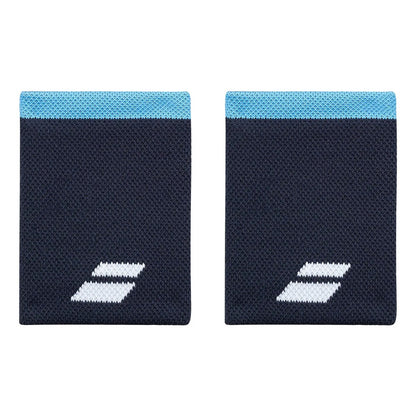 Muñequera Babolat Logo Jumbo Negra-azul