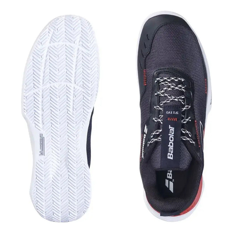 Zapatillas Babolat Sfx Evo Clay Men Black Red Fiesta
