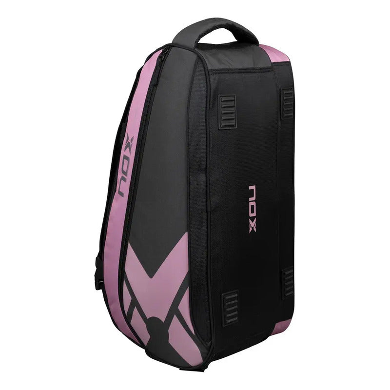 Paletero Mochila De Padel Nox Street Series Grey/pink 2024 Color Negro