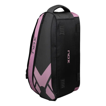 Paletero Mochila De Padel Nox Street Series Grey/pink 2024 Color Negro