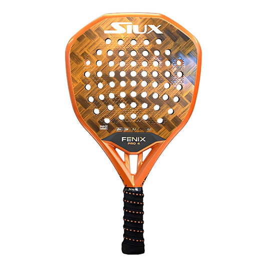 Paleta De Padel Siux Fenix Pro 4 Naranja 2024