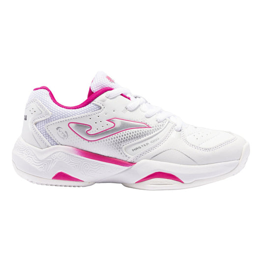Zapatilla Joma Master 1000 Jr, Blanca-fucsia