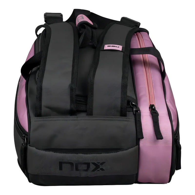 Paletero Mochila De Padel Nox Street Series Grey/pink 2024 Color Negro