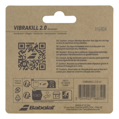 Antivibrador Babolat Vibrakill 2.0 Comfort Blanco