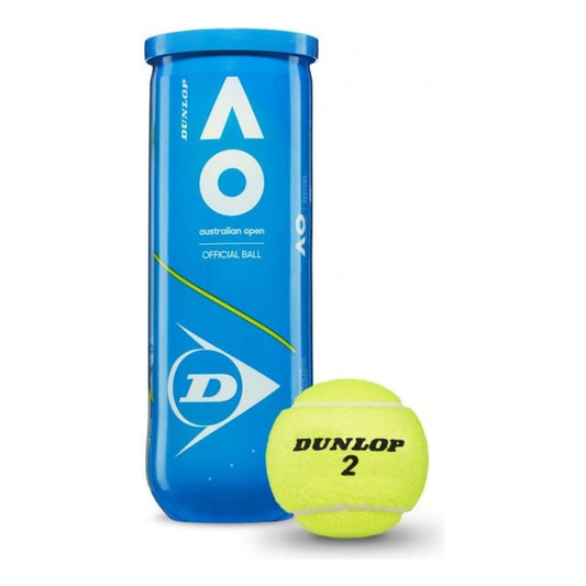 Pelotas De Tenis Dunlop Australian Open X 3 Unidades