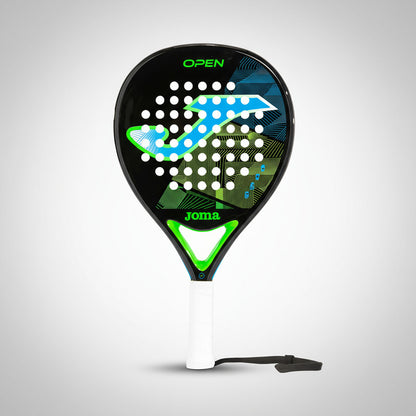 Paleta De Padel Joma Open Fibra De Vidrio Pala Paddle Color Negro/turquesa