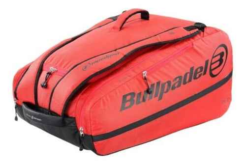 Bolso Paletero Bullpadel Xplo Nylon Dobby Thermo Resistente Color Rojo