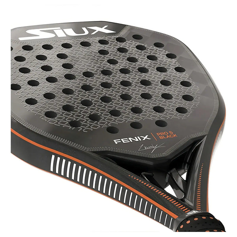 Paleta Pádel Siux Fenix Pro 5 Negro Eva Diamante Potencia Avanzado