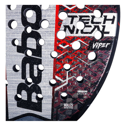 Paleta De Padel Babolat Technical Viper 2025 Negro/rojo