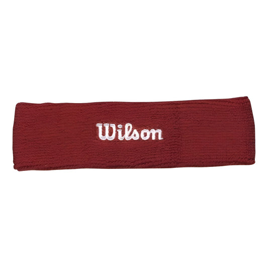 Balaca Banda De Algodón Elástico Wilson Sudadera Deporte Fit Color Rojo - Tenis y Padel Cuarta