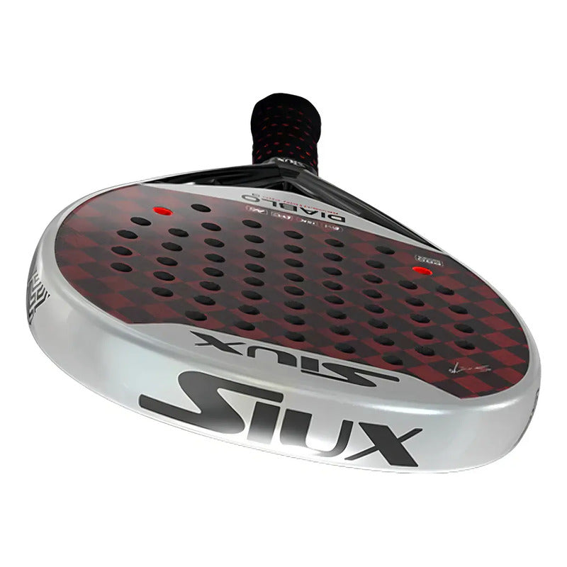 Pala De Pádel Siux Diablo Revolution Sanyo Pro 3 Color Rojo/blanco