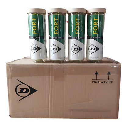 Caja De Pelotas 24 Tarros Dunlop Fort All Court