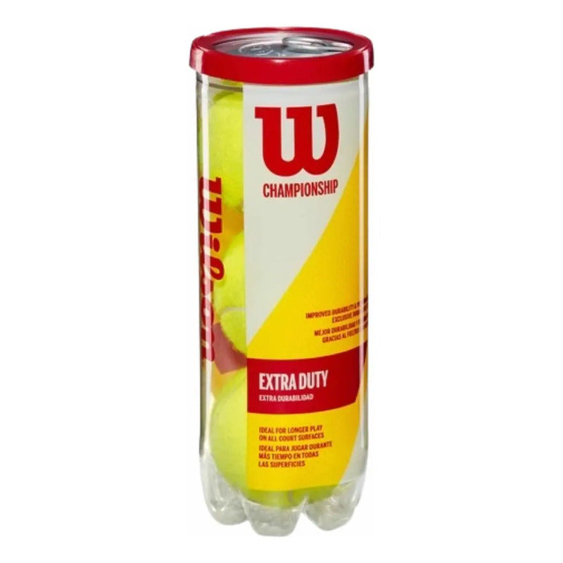 Pelotas Tenis Wilson Championship Extra Duty X3 Amarillo