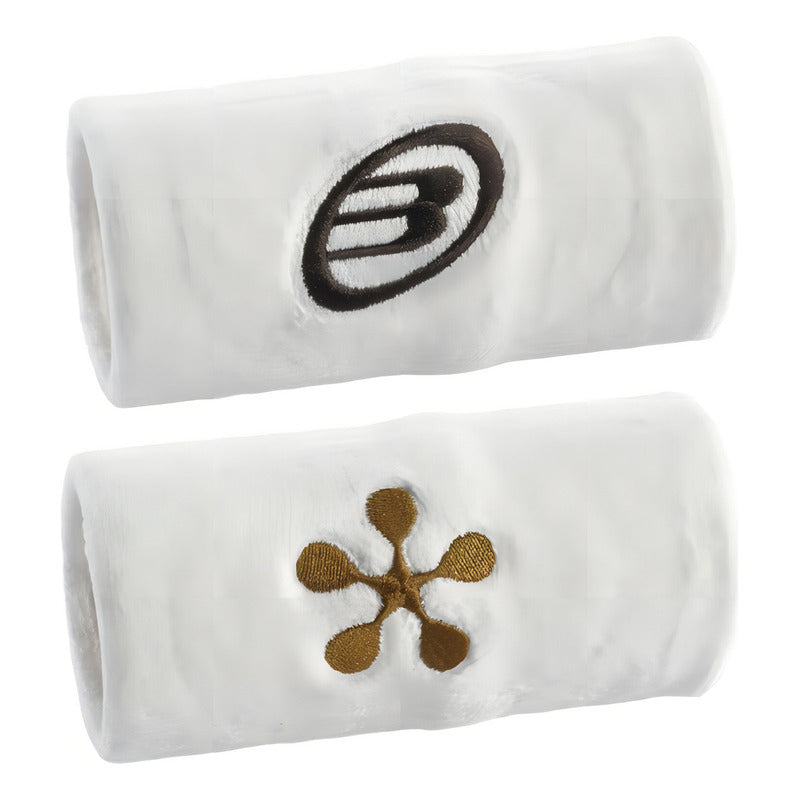 Muñequeras Bullpadel Bpmu-pmr2507 Premier Blancas Piedra Vig