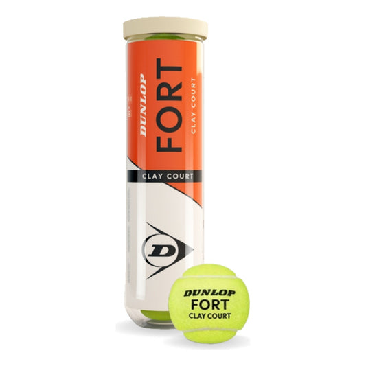 Tarro Pelotas Tenis Dunlop Fort Clay X4