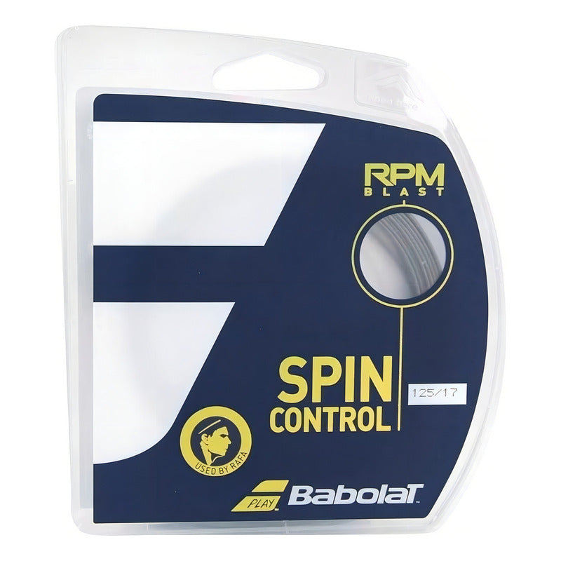 Cuerda Babolat Rpm Blast 17l 1.25mm Negra 12 Metros