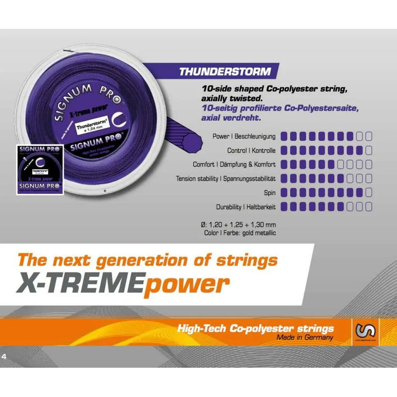 Cuerda Signum Pro Thunderstorm - 12 Mts Set Individual
