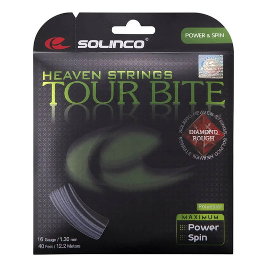 Set de Cuerdas Solinco Tour Bite Diamond Rough 1.25 12.2 metros